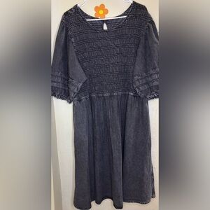 17. Mineral Wash Dress 100% Cotton (24-27 Inch.)